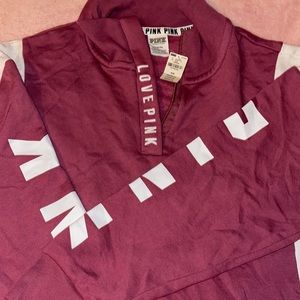 Oversized quarter zip “bayberry” sweatshirt in size medium can fit large